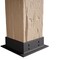 Ekena Millwork Rough Cedar Faux Wood Non-Tapered Square Column Wrap w/ Standard Capital & Base, 6"W x 20'H COLURC06X240STUF - alternate 6